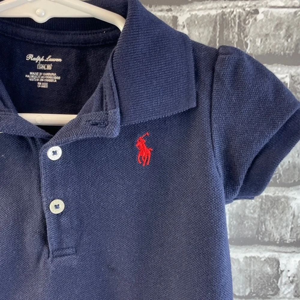 Ralph Lauren‎ Kids Polo Shirt in Navy with Red Logo